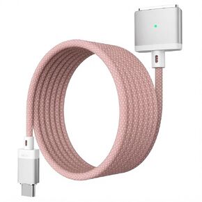 USB -C إلى Magnetic 3 Cable 140W ، كابل شحن آمن متوافق مع MacBook Pro 2021 M1 Pro & Max 14 "16" ، MacBook Air 2022 M2 ، Pro 2023 M2 Pro & Max 14 "16" - 6.6 قدم ، أسود ، أسود in Kuwait