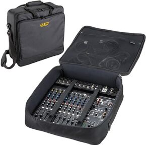 AURAY Nylon Padded Mixer Bag with Gear Protector, Removable Strap & Carry Handles - Fits Up to 18x18 inch Mixers, Weather-Resistant, Zipped Pockets - Ideal Storage Case for Travel and Audio Gear in Kuwait