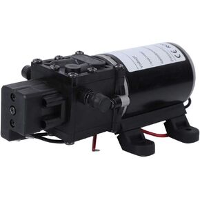 OUMEFAR DC12V 18V مضخة الحجاب الحاجز الذكي 1.2MPA منفذ المياه اليمنى من الضغط العالي عالي الضغط مضخة الدش التلقائية (محرك 18V) in Kuwait