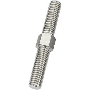 Double-Ended Threaded Rod, 2Pcs M10 Left and Right Thread Double End Thread Rod Positive and Negative Thread Bar Stud Bolts Screw 304 Stainless Steel(M10x30mm) in Saudi Arabia