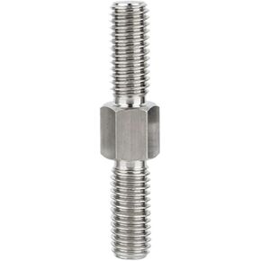 Double-Ended Threaded Rod, 2Pcs M4 M5 M6 M8 M10 M12 304 Stainless Steel Left Right Thread Double End Thread Rod Positive Negative Thread Bar Stud Screw Bolts(M10x40mm) in Saudi Arabia