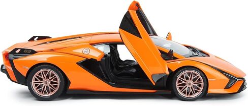RASTAR 39000 1/24 LAMBORGHINI RC CAR - سيارة التحكم عن بعد لامبورغيني المرخصة رسميًا للعب وعرض - هدية مثالية للأطفال - أصفر in Saudi Arabia