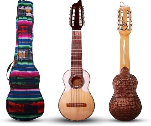 القيثارة ، تشارانجو 10 جيتار سلاسل ، فرك يدوي الانتهاء المنحوتة الفريدة الفريدة charango أداة فريدة من نوعها للمبتدئين المحترفين الغيتار الفريد 27 بوصة in Saudi Arabia