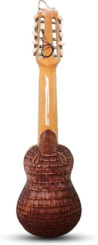 القيثارة ، تشارانجو 10 جيتار سلاسل ، فرك يدوي الانتهاء المنحوتة الفريدة الفريدة charango أداة فريدة من نوعها للمبتدئين المحترفين الغيتار الفريد 27 بوصة in Saudi Arabia