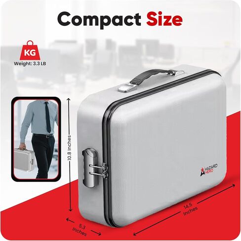 Fireproof Document Bag, 12 Multi Layer Important Document Organizer, Fireproof Bag Safe Storage Portable File Organizer with Lock, Waterproof Safe Organizer for Legal Files, Laptop, and More in Saudi Arabia