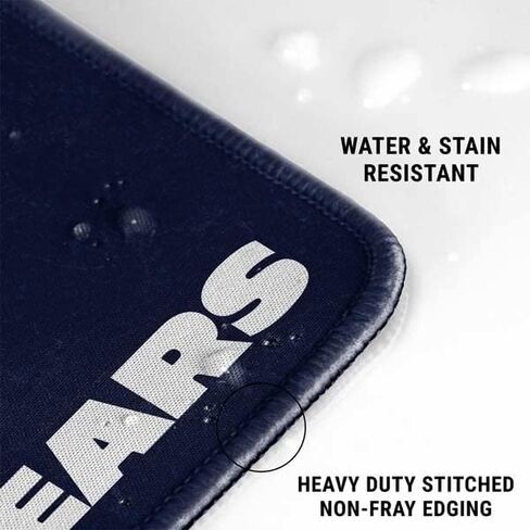 لوحة فأر ألعاب صغيرة من Skinit - Bears مرخص رسميًا - تصميم بديل معزوب مع حواف مخيط ، قاعدة مطاطية مقاومة للماء ، حصيرة مكتب للوحة المفاتيح والماوس ، 12.6 "× 11" بوصة in Kuwait