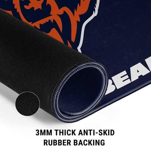 لوحة فأر ألعاب صغيرة من Skinit - Bears مرخص رسميًا - تصميم بديل معزوب مع حواف مخيط ، قاعدة مطاطية مقاومة للماء ، حصيرة مكتب للوحة المفاتيح والماوس ، 12.6 "× 11" بوصة in Kuwait