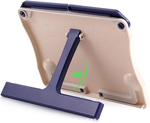 Folding Portable Desktop Sheet Music Book Stand Holder Table Top Cook Bookend Reading Shelf Organizer(Blue) in Saudi Arabia