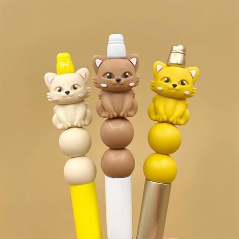 10pcs Owl Bocal Beads for Ambens 3D Animal Bead Silicone حبات لسلسلة المفاتيح صنع حرفة مصنوعة يدويًا. in Saudi Arabia