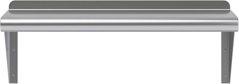 AmGood 10" X 24" Stainless Steel Wall Shelf | Metal Shelving | Garage, Laundry, Storage, Utility Room | Restaurant, Commercial Kitchen | NSF in Kuwait