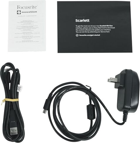 Audiosavings Bundle: Focusrite SCARLETT 16I16 4G 4th Gen 24-bit 192 kHz Audio Recording Interface Bundle with (2) Rockville RCM03 Pro Studio Recording Condenser Microphone+Metal Shock Mount (3 Items) in Saudi Arabia