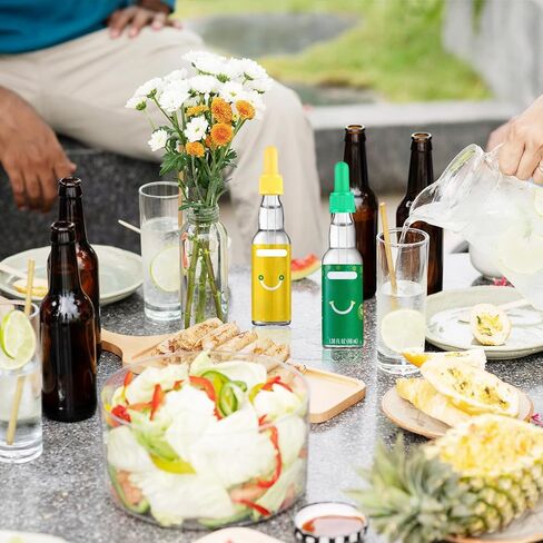Glass Dropper Pipettes for SodaStream Bubly Drops - 6PCS 1ML Food-Safe Droppers, Leakproof Design & Precise Measurement, Colorful Pipettes for Custom Flavored Sparkling Water (Multicolor) in Kuwait