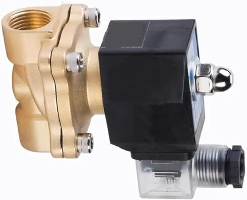 Electric Solenoid Valve, 1/4-2 Inch, Brass, Normally Closed, IP65 Waterproof for Water Oil Air, Multiple Voltage Options (DN25 DC24V) in Saudi Arabia