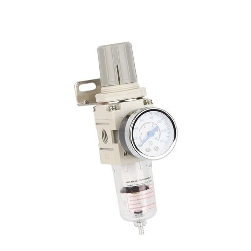 Pneumatic Compressor Air Filter Source Treatment Filters Pressure Regulator Gauge Oil Separator AW2000-02(10MM) in Kuwait