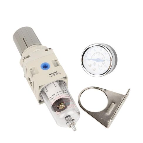 Pneumatic Compressor Air Filter Source Treatment Filters Pressure Regulator Gauge Oil Separator AW2000-02(10MM) in Kuwait