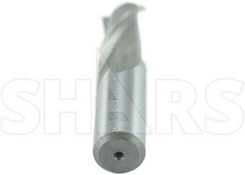 Shars 3/4 "× 3/4" M42 Cobalt 2 Flute Single End Cent Cut Mill ، 1-5/16 "طول الفلوت 404-9317! in Saudi Arabia