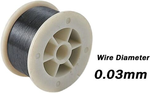 Tungsten Wire Metal Coil,Tungsten Fine, Diameter 0.01-0.3Mm Tungsten Fine Wire Filament Wolfram Tungsten Roll Metal Coil High Purity(0.01Mm*2M) in Saudi Arabia