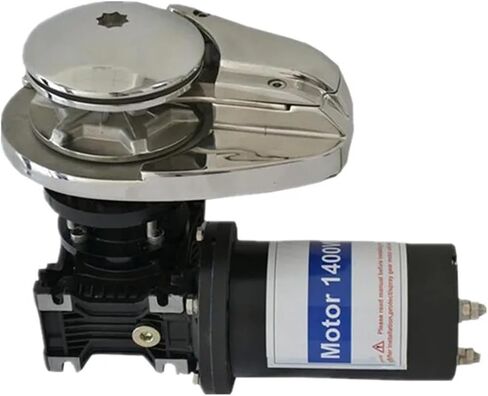 CAARLA Electric Anchor Winch Stainless Steel High Polished Electric Anchor Cable Windlass 12V 24V Yacht Windlass(1600W) in Kuwait