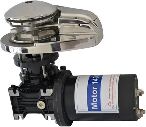 CAARLA Electric Anchor Winch Stainless Steel High Polished Electric Anchor Cable Windlass 12V 24V Yacht Windlass(1600W) in Kuwait