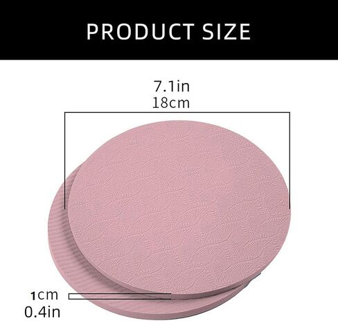 Fitness Pilates Knee Pad Cushion Thick Pilates Knee Pad to Provide Relief to Knees Elbows Forearms & Wrists Exercise Mat in Saudi Arabia