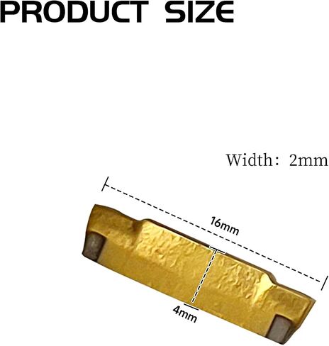 10pcs mgmn150-g (1.5mm) إدراج كربيد حزبية ، مقطوعات إدراج CNC كربيد CNC ل MGEHR MGIVR ، أداة قطع الخرب المخرطة القابلة للفهرسة مع طلاء صفراء CVD in Saudi Arabia