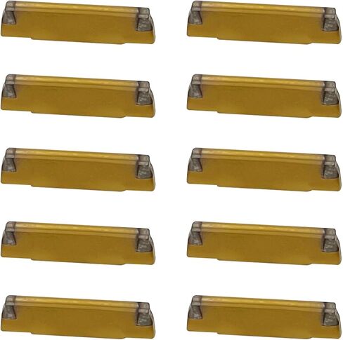 10pcs mgmn150-g (1.5mm) إدراج كربيد حزبية ، مقطوعات إدراج CNC كربيد CNC ل MGEHR MGIVR ، أداة قطع الخرب المخرطة القابلة للفهرسة مع طلاء صفراء CVD in Saudi Arabia