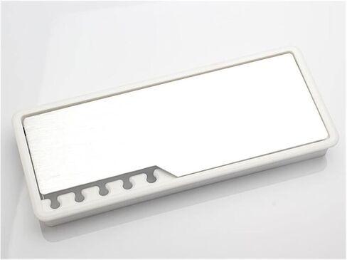 Computer Wire Cable Hole Cover Grommets， Alloy Desk Cable Grommet Rectangular Threading Box with Wire Clip Holder Table Outlet Line Hole Cover Office Furniture Hardware(Black) in Saudi Arabia