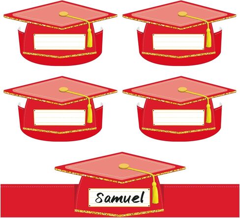 24pcs قبعات تخرج الورق للأطفال قبعة التخرج من مرحلة ما قبل المدرسة ، ولي الأطفال ، ولي العهد الأرجواني ، القبعة ، القبعة ، القبعة الخريجة للأطفال مع 24 سلسلة مرنة لحفل الدراسات العليا in Saudi Arabia