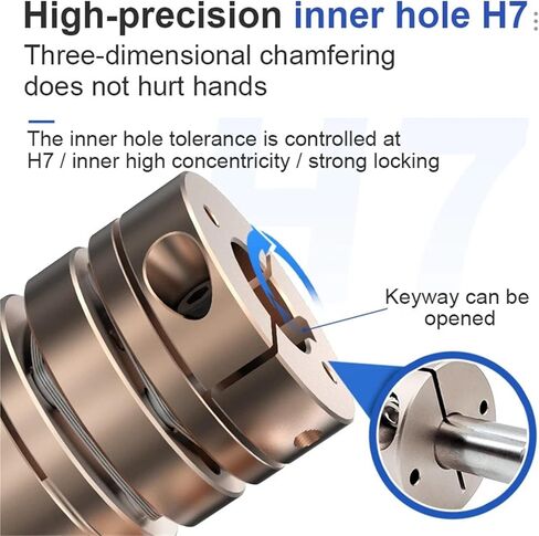 LD2-B-D32L41 اقتران القرص الصناعي D32L41MM ملم عالي الدقة من نوع القرص المرن من 8 مم إلى 22 مم 1PCS (13x13) in Kuwait
