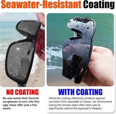Polarized Sports Sunglasses for Men Women,Wrap Around Sun Glasses for Running Cycling Baseball Fishing Golf Hiking in Kuwait
