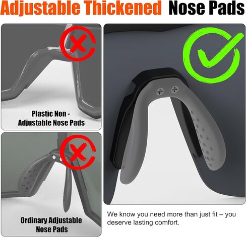 Polarized Sports Sunglasses for Men Women,Wrap Around Sun Glasses for Running Cycling Baseball Fishing Golf Hiking in Kuwait