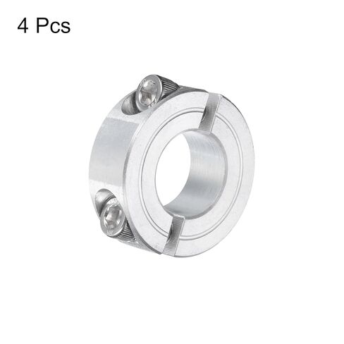 uxcell 4pcs تقسيم مزدوج تقسيم العمود على عمود عمود 3/4 "، طوق التثبيت من قطعتين 1-1/2" OD ، 1/2 " in Saudi Arabia