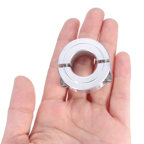 uxcell 4pcs تقسيم مزدوج تقسيم العمود على عمود عمود 3/4 "، طوق التثبيت من قطعتين 1-1/2" OD ، 1/2 " in Saudi Arabia