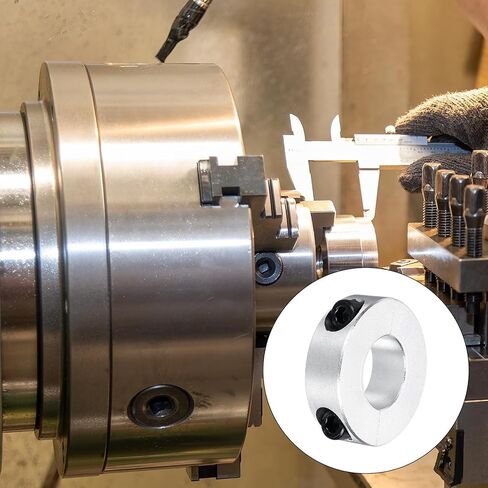 MECCANIXITY Shaft Collar 14mm/ 9/16 Inch Bore Double Split Aluminum Clamping Collar Shaft Collars with Set Screw 4 Pcs in Saudi Arabia