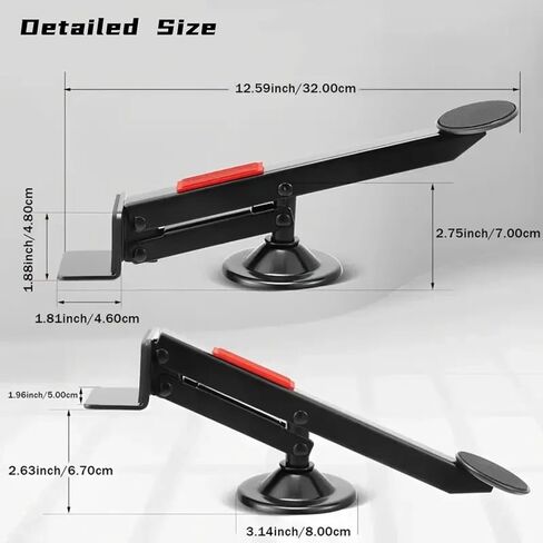 Door and Board Lifter, Alloy Steel Foot Operated Door Lifter, Door Board Lifter Installation Tool 360 Degree Rotating, Door Panel Lifter, for Carpenter 75kg Load Bearing in Saudi Arabia