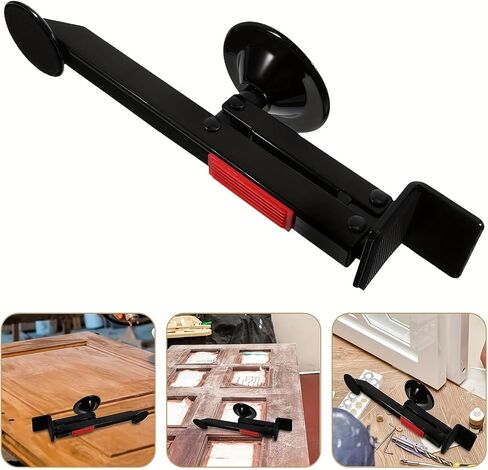 Door and Board Lifter, Alloy Steel Foot Operated Door Lifter, Door Board Lifter Installation Tool 360 Degree Rotating, Door Panel Lifter, for Carpenter 75kg Load Bearing in Saudi Arabia