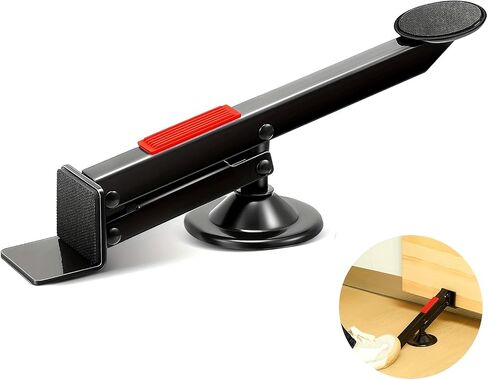 Door and Board Lifter, Alloy Steel Foot Operated Door Lifter, Door Board Lifter Installation Tool 360 Degree Rotating, Door Panel Lifter, for Carpenter 75kg Load Bearing in Saudi Arabia