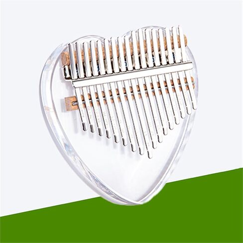 Kalimba For Beginners 17-key Transparent Acrylic Kalimba Thumb Piano With Various Shapes Available(Style 1) in Kuwait