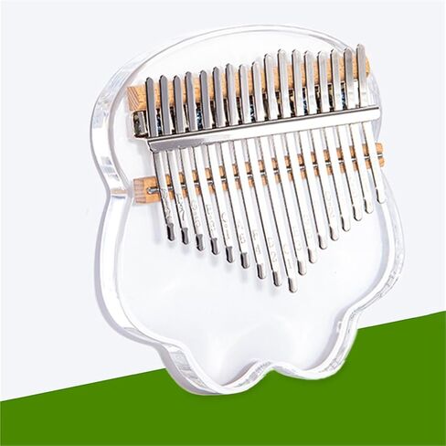 Kalimba For Beginners 17-key Transparent Acrylic Kalimba Thumb Piano With Various Shapes Available(Style 1) in Kuwait