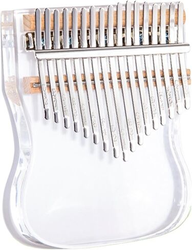 Kalimba For Beginners 17-key Transparent Acrylic Kalimba Thumb Piano With Various Shapes Available(Style 1) in Kuwait