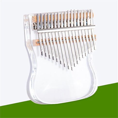 Kalimba For Beginners 17-key Transparent Acrylic Kalimba Thumb Piano With Various Shapes Available(Style 1) in Kuwait