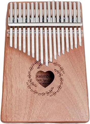 Kalimba For Beginners Professional Kalimba 17 Keys Thumb Piano Mahogany Kalimba 17 Key Finger Piano Portable Keyboard Instrument(Kalimba) in Kuwait