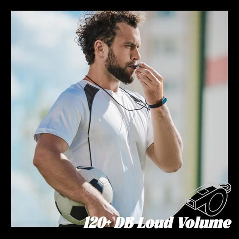 48 Pcs Coach Whistle with Lanyard Lifeguard Whistles Bulk Plastic Sports Loud Referee Whistle for Adults Emergency Teachers Training (Black) in Kuwait