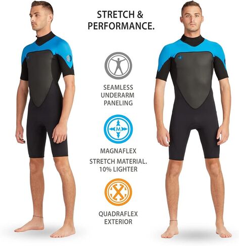 قفازات الجسم فينيكس 2mm back-zip s/s springsuit بذلة in Saudi Arabia