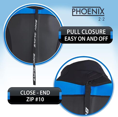 قفازات الجسم فينيكس 2mm back-zip s/s springsuit بذلة in Saudi Arabia