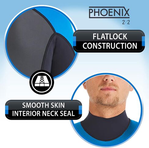 قفازات الجسم فينيكس 2mm back-zip s/s springsuit بذلة in Saudi Arabia