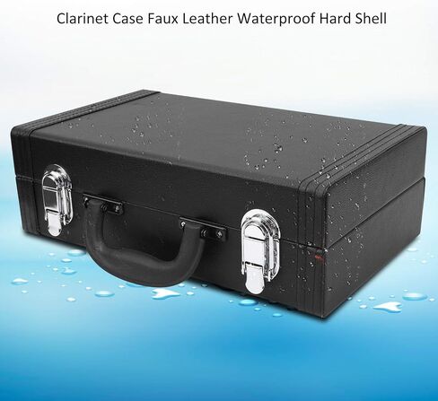 Faux Leather Clarinet Case - Hard Shell Clarinet Box Musical Instrument Accessory in Saudi Arabia