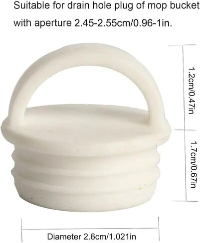 5 Pack Mop Bucket Drain Plug Replacement Sink Hole Stopper with Grips End Cap Cover for Mop and Bucket with Wringer Set Commercial Mop Bucket Spin Mop System Flat Squeeze Mop 19mm 3/4 Inch in Saudi Arabia