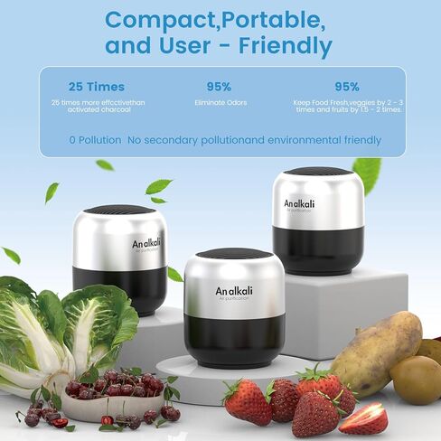 مزيل العرق الثلاجة-2 حزمة تزيل الرائحة ، يستمر 10 سنوات ، مجموعة من الرائحة الطازجة الخالية من المواد الكيميائية ، أكثر فعالية من صودا الخبز ، لأجهزة المطبخ ، الخزانة ، السيارة ، مناطق الحيوانات الأليفة الأسود الأسود in Kuwait