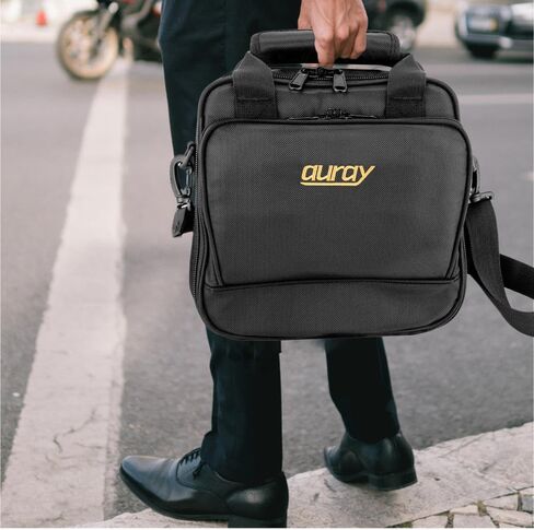 AURAY Nylon Padded Mixer Bag with Gear Protector, Removable Strap & Carry Handles - Fits Up to 18x18 inch Mixers, Weather-Resistant, Zipped Pockets - Ideal Storage Case for Travel and Audio Gear in Kuwait